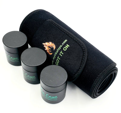 Travel jars and Sweat Belt