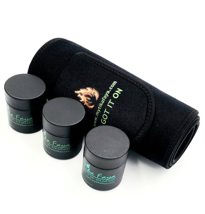 Travel jars and Sweat Belt