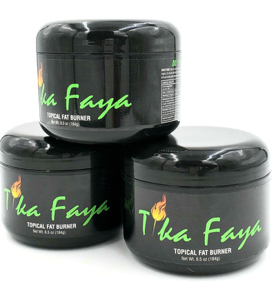 3 LARGE JARS OF TIKA FAYA