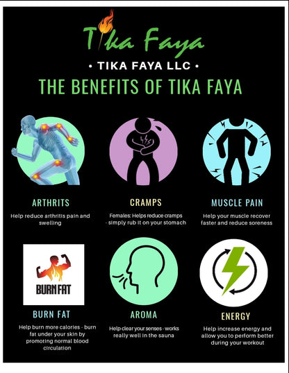 2 LARGE JAR OF TIKA FAYA