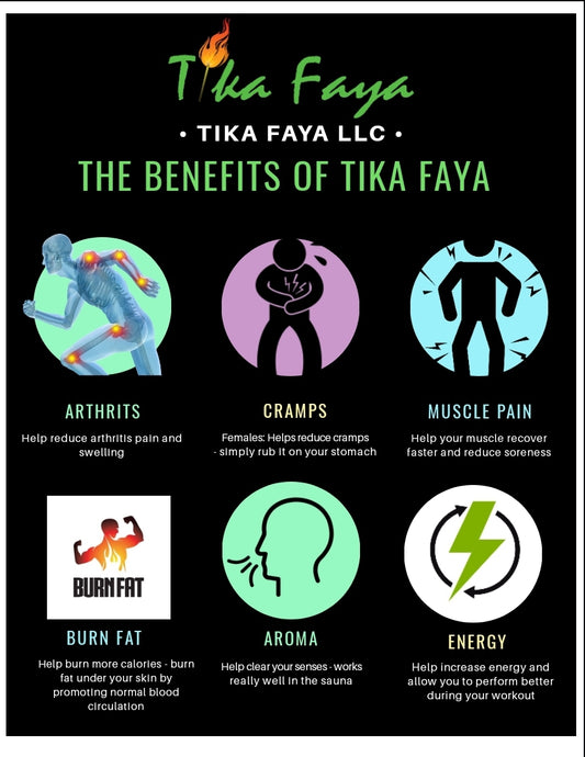 3 LARGE JARS OF TIKA FAYA